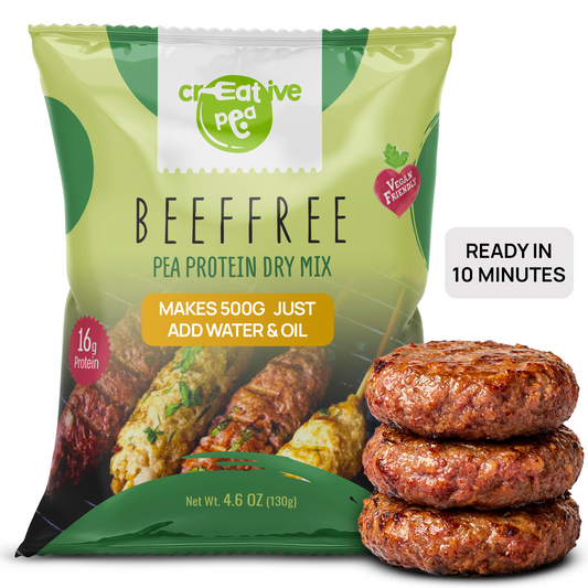 Plant-Based Meat: Vegan Beef Substitute Made from Pea Protein – High-Protein, Keto-Friendly, Gluten-Free, Dairy-Free & Sustainable Vegan Alternative