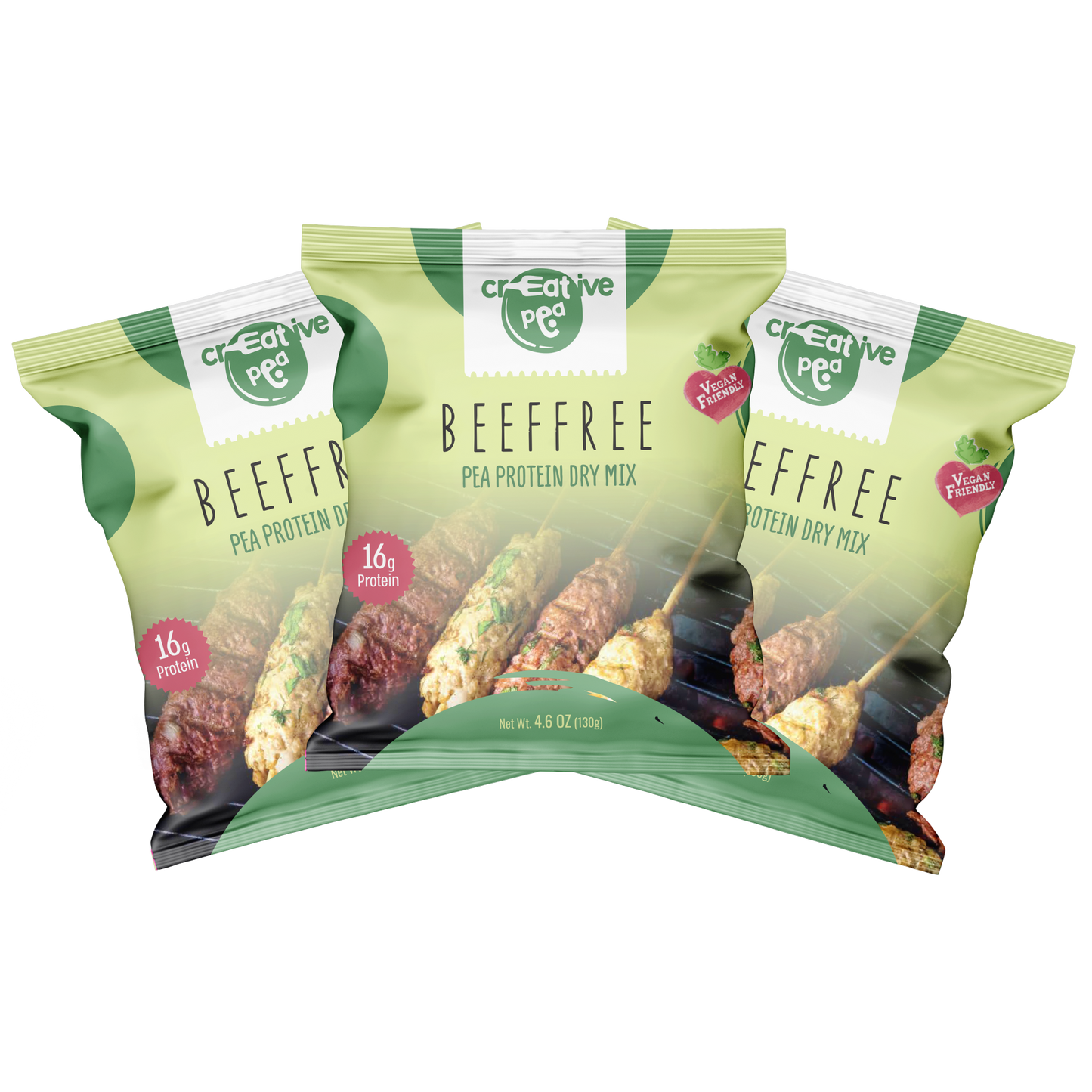 Plant-Based Meat: Vegan Beef Substitute – High-Protein, Keto-Friendly, Pea Protein-Based, Beef-Free Vegan Meat Alternative – Gluten-Free (Pack of 3)
