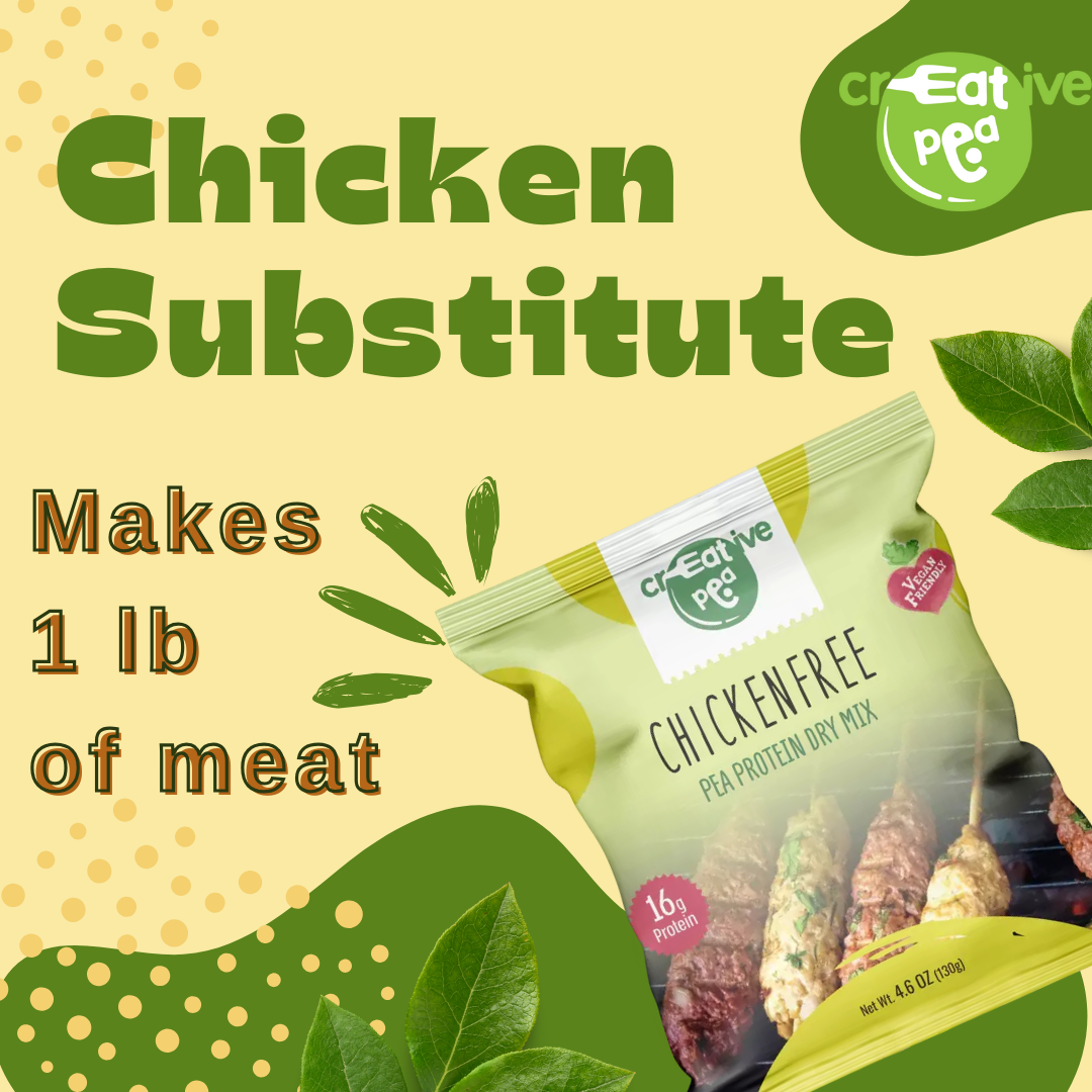 Plant-Based Meat: Vegan Chicken Substitute Made from Pea Protein – High-Protein, Keto-Friendly, Gluten-Free, Dairy-Free & Sustainable Vegan Seafood Alternative