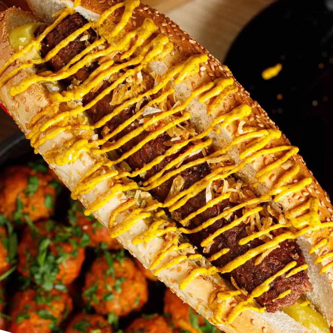 BeefFree Vegan hot dog