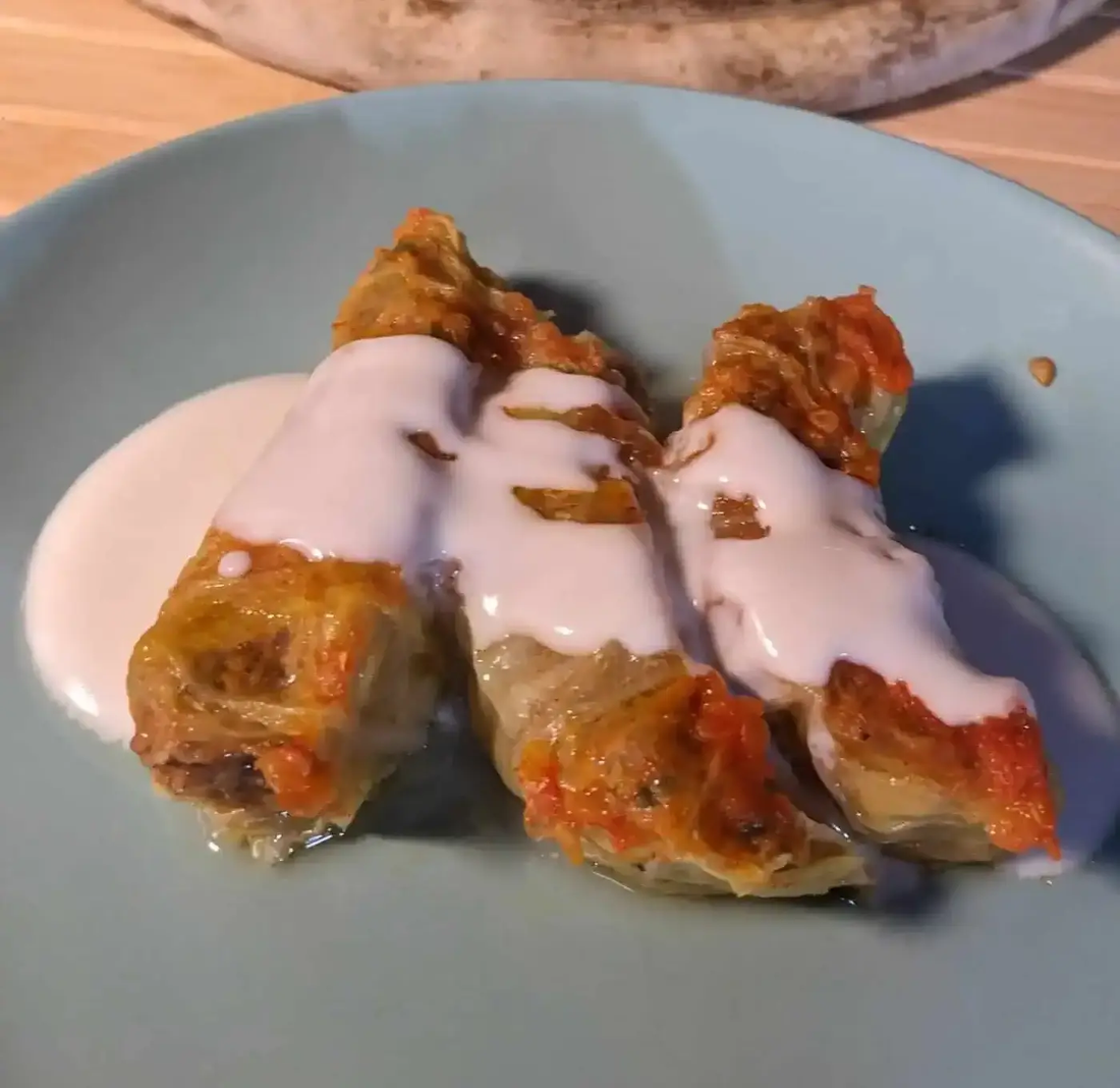 BeefFree Stuffed Cabbage Leaves
