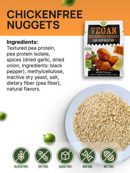 Chicken Nuggets Pea Protein Mix - 4 Pack