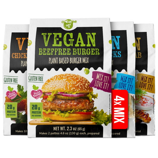 Variety - Burger | Kebab | Nuggets | Fishless Sticks -  4 Packs
