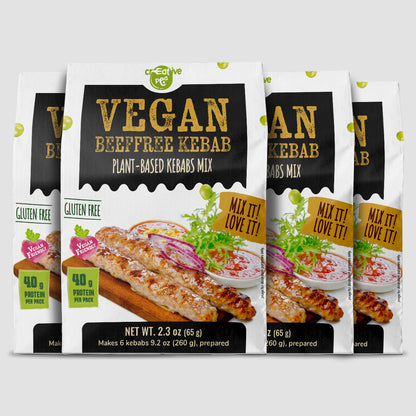 Beef Kebab Pea Protein Mix- 4 Pack