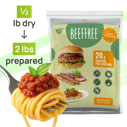 Creative Pea vegan beef-substitute package front view