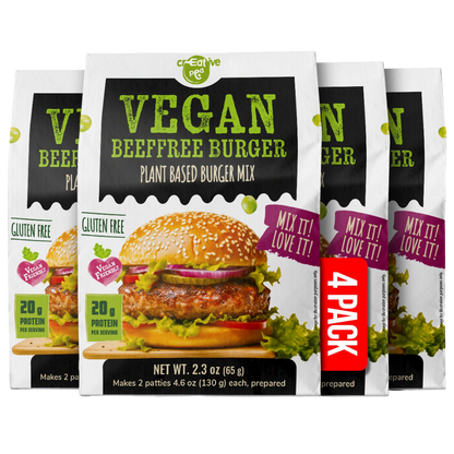 Burger Pea Protein Mix -  4 Pack