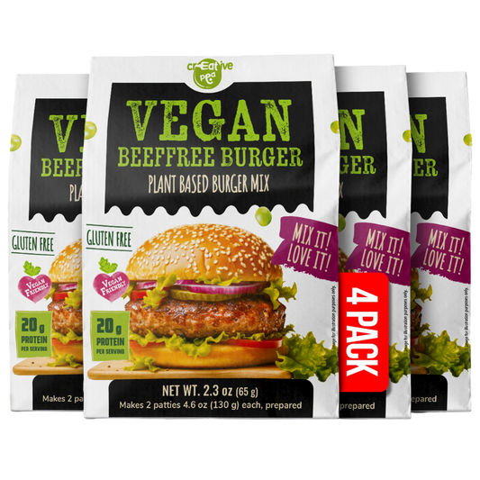 Creative Pea Burger Pea Protein Mix 4 pack front packaging