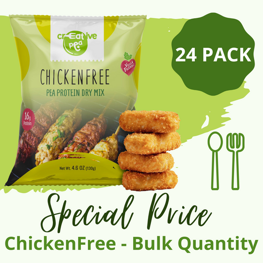 CHICKENFREE Sustituto de pollo a base de proteína de guisante - A granel