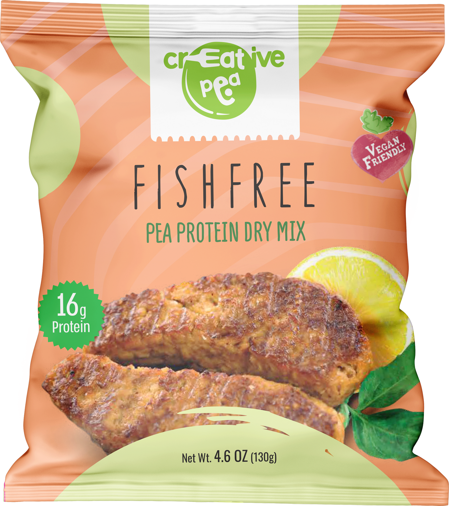 Creative Pea Plant Based Fish Meat Substitute From Pea Protein Fishfree, 1 Count