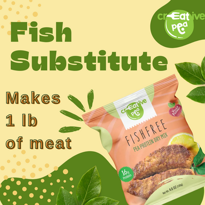 Creative Pea Plant Based Fish Meat Substitute From Pea Protein Fishfree, 1 Count