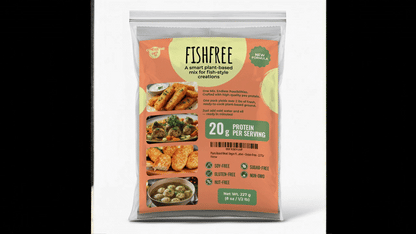 Creative Pea vegan pea-protein fish substitute gif