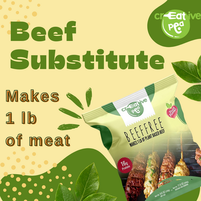 Creative Pea Plant Based Beef Meat Substitute From Pea Protein Beeffree, 3 Count