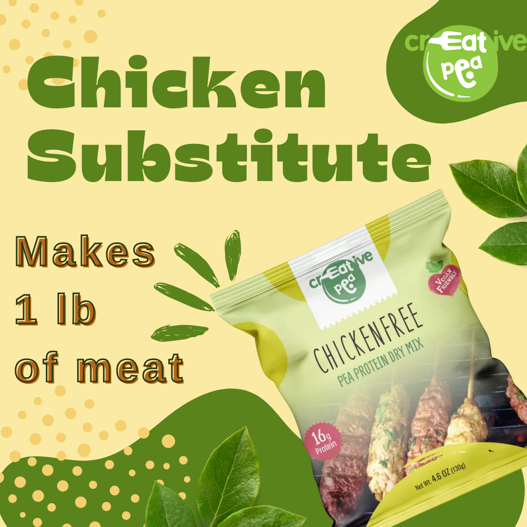 CHICKENFREE Sustituto de pollo a base de proteína de guisante