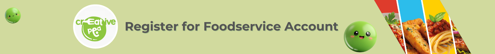 register for foodservice banner
