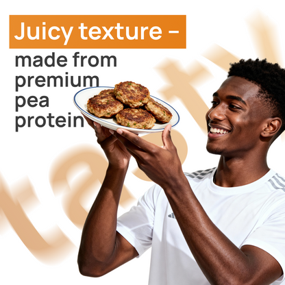 Vegan Chicken Plant Based Meat (New Improved Blend, 227g) – High-Protein Pea Protein, Keto-Friendly, Gluten-Free & Sustainable - 1 Pack