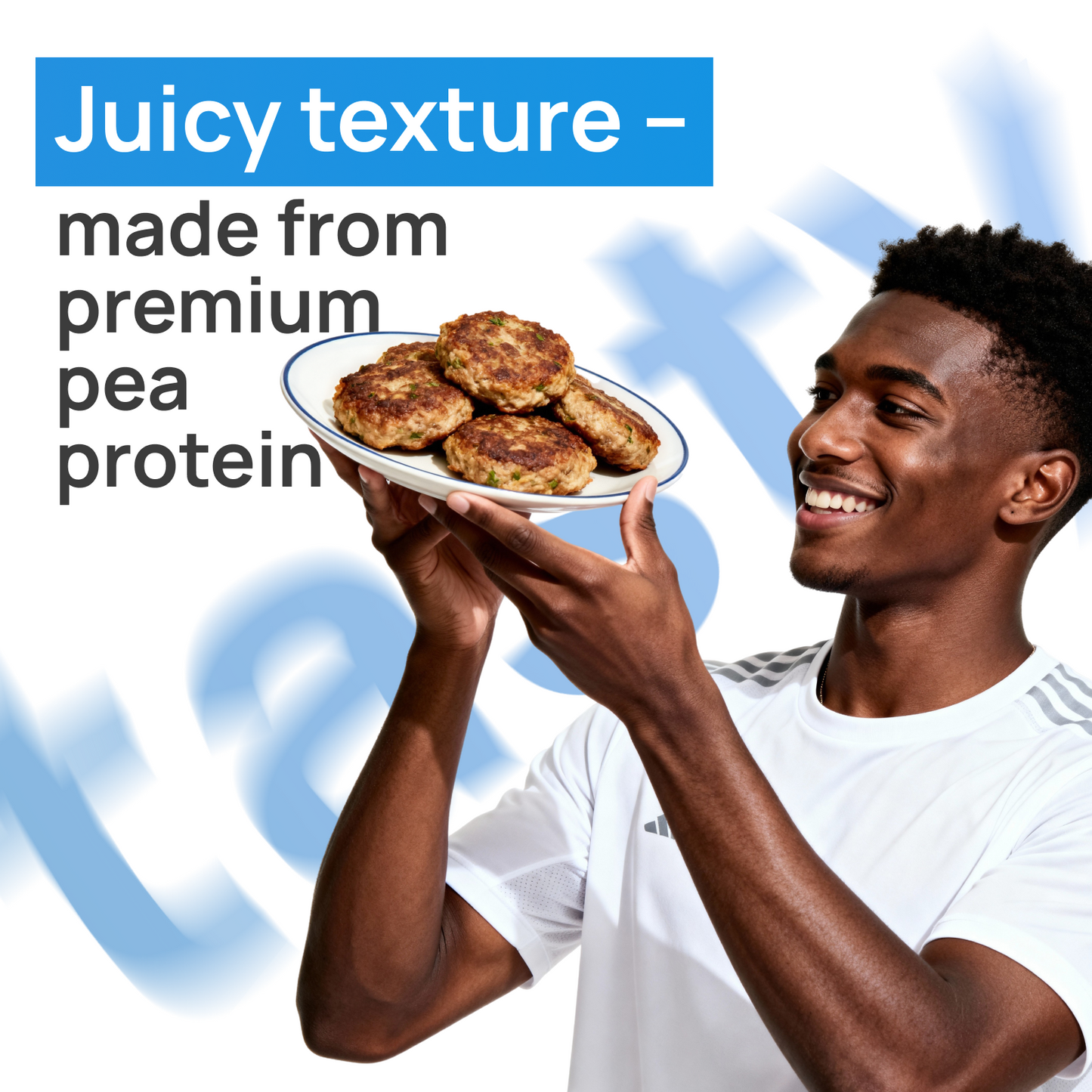 Vegan Fish Plant Based Meat (New Improved Blend, 227g) – High-Protein Pea Protein, Keto-Friendly, Gluten-Free & Sustainable - 1 Pack